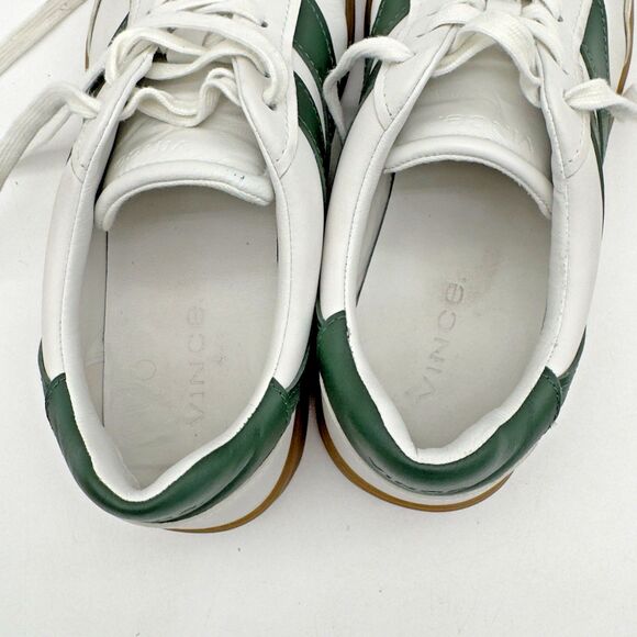 Vince Oasis Leather Sneaker Chalk White/Pine Green Size 8 M main image 15